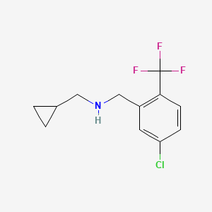 N-(5-Chloro-2-(trifluoromethyl)benzyl)-1-cyclopropylmethanamine