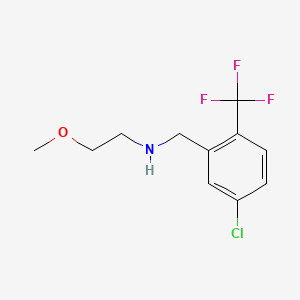 N-(5-Chloro-2-(trifluoromethyl)benzyl)-2-methoxyethanamine