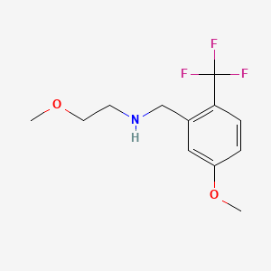2-Methoxy-N-(5-methoxy-2-(trifluoromethyl)benzyl)ethanamine
