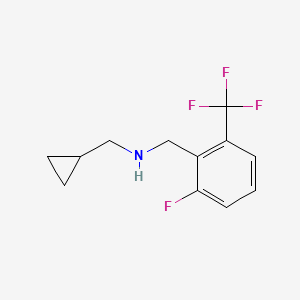 1-Cyclopropyl-N-(2-fluoro-6-(trifluoromethyl)benzyl)methanamine