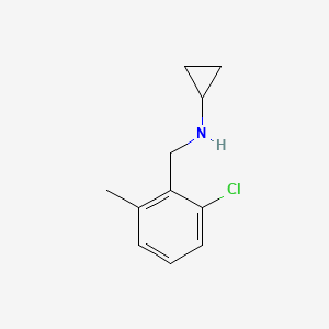 N-(2-Chloro-6-methylbenzyl)cyclopropanamine