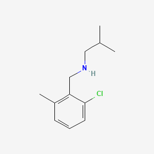 N-(2-Chloro-6-methylbenzyl)-2-methylpropan-1-amine