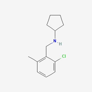 N-(2-Chloro-6-methylbenzyl)cyclopentanamine