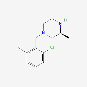 (S)-1-(2-Chloro-6-methylbenzyl)-3-methylpiperazine