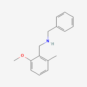 N-Benzyl-1-(2-methoxy-6-methylphenyl)methanamine