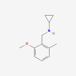 N-(2-Methoxy-6-methylbenzyl)cyclopropanamine