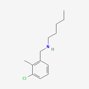 N-(3-Chloro-2-methylbenzyl)pentan-1-amine