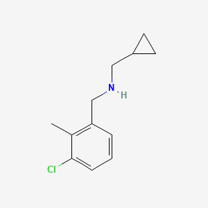 N-(3-Chloro-2-methylbenzyl)-1-cyclopropylmethanamine