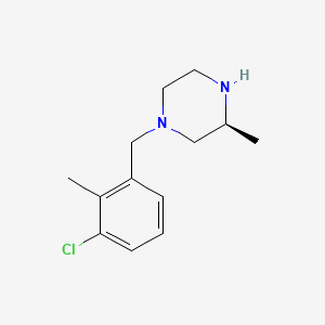 (S)-1-(3-Chloro-2-methylbenzyl)-3-methylpiperazine