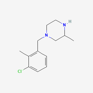 1-(3-Chloro-2-methylbenzyl)-3-methylpiperazine