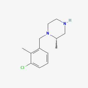 (S)-1-(3-Chloro-2-methylbenzyl)-2-methylpiperazine