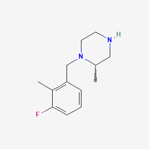 (S)-1-(3-Fluoro-2-methylbenzyl)-2-methylpiperazine