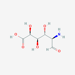 molecular formula C6H11NO6 B082682 2-Amino-2-deoxygalacturonic acid CAS No. 14307-17-6