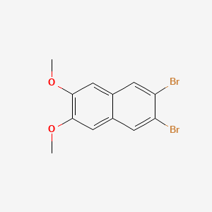 molecular formula C12H10Br2O2 B8268534 2,3-Dibromo-6,7-dimethoxynaphthalene 