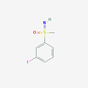 molecular formula C7H8INOS B8268905 Imino(3-iodophenyl)(methyl)-l6-sulfanone 