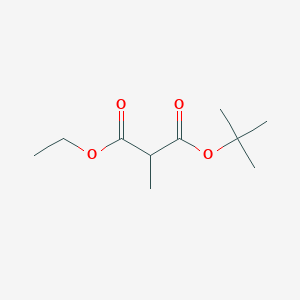 molecular formula C10H18O4 B8268945 tert-Butyl ethyl methylpropanedioate CAS No. 56834-42-5