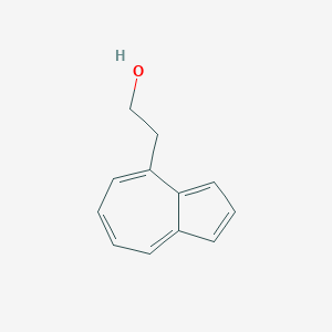 molecular formula C12H12O B082693 2-(4-Azulyl)ethanol CAS No. 13935-44-9
