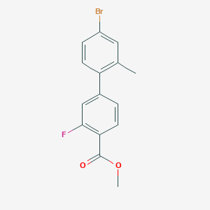 Methyl 4'-bromo-3-fluoro-2'-methyl-[1,1'-biphenyl]-4-carboxylate