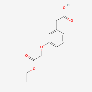 2-(3-(2-Ethoxy-2-oxoethoxy)phenyl)acetic acid