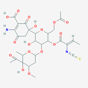 molecular formula C29H36N2O16S B082694 Senfolomycin A CAS No. 11017-36-0