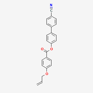 4'-Cyano-[1,1'-biphenyl]-4-yl 4-(allyloxy)benzoate