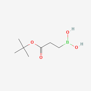 [3-(Tert-butoxy)-3-oxopropyl]boronic acid