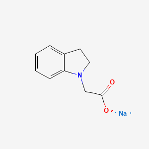 molecular formula C10H10NNaO2 B8269481 Sodium 2-(indolin-1-yl)acetate 