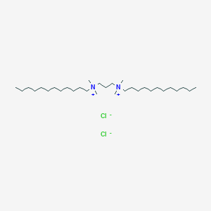 molecular formula C31H68Cl2N2 B8269527 N1,N3-Didodecyl-N1,N1,N3,N3-tetramethylpropane-1,3-diaminium chloride 