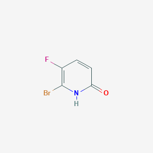molecular formula C5H3BrFNO B8269601 6-bromo-5-fluoropyridin-2(1H)-one CAS No. 1396762-21-2