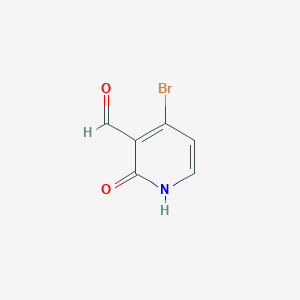 molecular formula C6H4BrNO2 B8269617 4-Bromo-2-hydroxynicotinaldehyde 