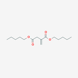molecular formula C15H26O4 B8269633 Itaconic acid diamylester 