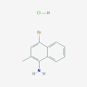 4-Bromo-2-methylnaphthalen-1-amine;hydrochloride