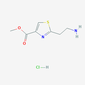 Methyl 2-(2-aminoethyl)-1,3-thiazole-4-carboxylate;hydrochloride