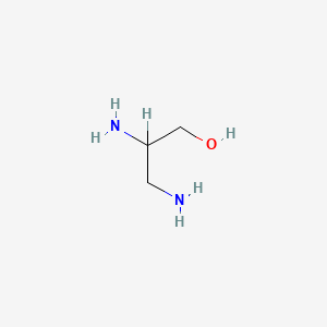 molecular formula C3H10N2O B8269735 2,3-Diaminopropan-1-ol CAS No. 2811-20-3