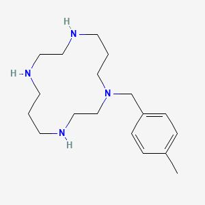 molecular formula C18H32N4 B8269748 1-(4-Methylbenzyl)-1,4,8,11-tetraazacyclotetradecane CAS No. 351472-73-6