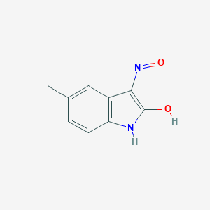 molecular formula C9H8N2O2 B082702 (3Z)-5-Methyl-1H-indole-2,3-dione 3-oxime CAS No. 13208-98-5