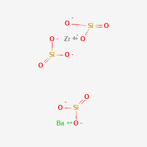 molecular formula BaO9Si3Zr B082705 硅酸锆钡 CAS No. 13708-67-3