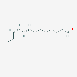 molecular formula C14H24O B8270596 8E,10Z-Tetradecadienal CAS No. 247167-79-9