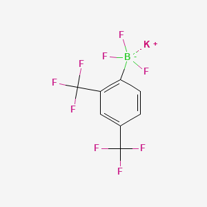 molecular formula C8H3BF9K B8270698 Potassium 2,4-bis(trifluoromethyl)phenyltrifluoroborate CAS No. 1150655-10-9