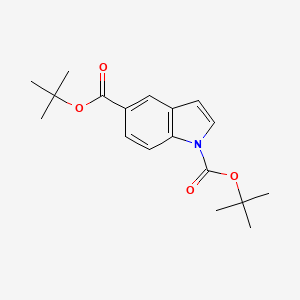 Di-tert-Butyl 1H-indole-1,5-dicarboxylate