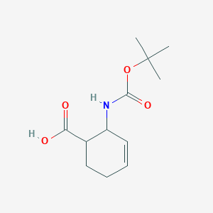 2-[(tert-Butoxycarbonyl)amino]cyclohex-3-ene-1-carboxylic acid