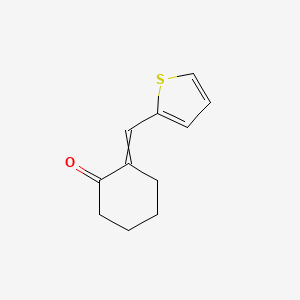molecular formula C11H12OS B8271050 2-(2-Thienylmethylene)cyclohexanone CAS No. 879-94-7