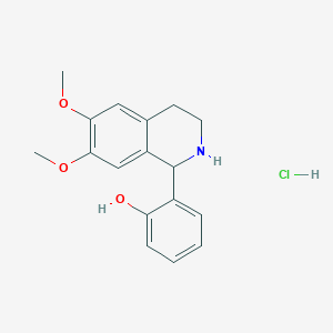 1-(2-Hydroxyphenyl)-6,7-dimethoxy-1,2,3,4-tetrahydroisoquinoline hydrochloride