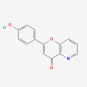 2-(4-Hydroxyphenyl)pyrano[3,2-b]pyridin-4-one