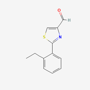 2-(2-Ethylphenyl)thiazole-4-carbaldehyde