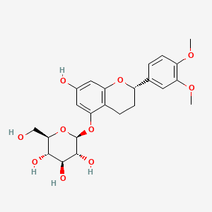 molecular formula C23H28O10 B8271815 Diffutin CAS No. 89289-91-8