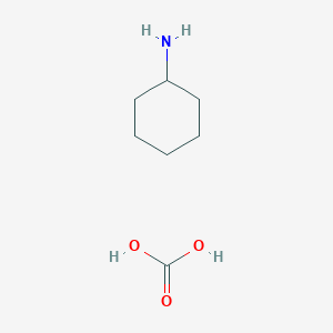 molecular formula C7H15NO3 B082720 Cyclohexylamine carbonate CAS No. 13624-25-4