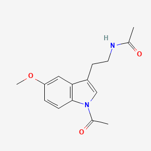 molecular formula C15H18N2O3 B8272123 1-Acetyl-Melatonin 