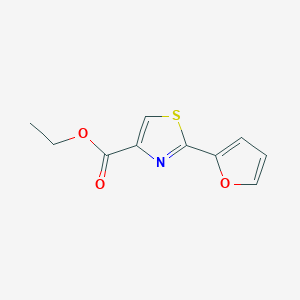 molecular formula C10H9NO3S B8272260 Ethyl 2-(2-Furyl)thiazole-4-carboxylate 
