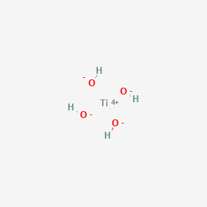 molecular formula H2TiO3<br>H4O4Ti B082726 氢氧化钛 CAS No. 12651-23-9